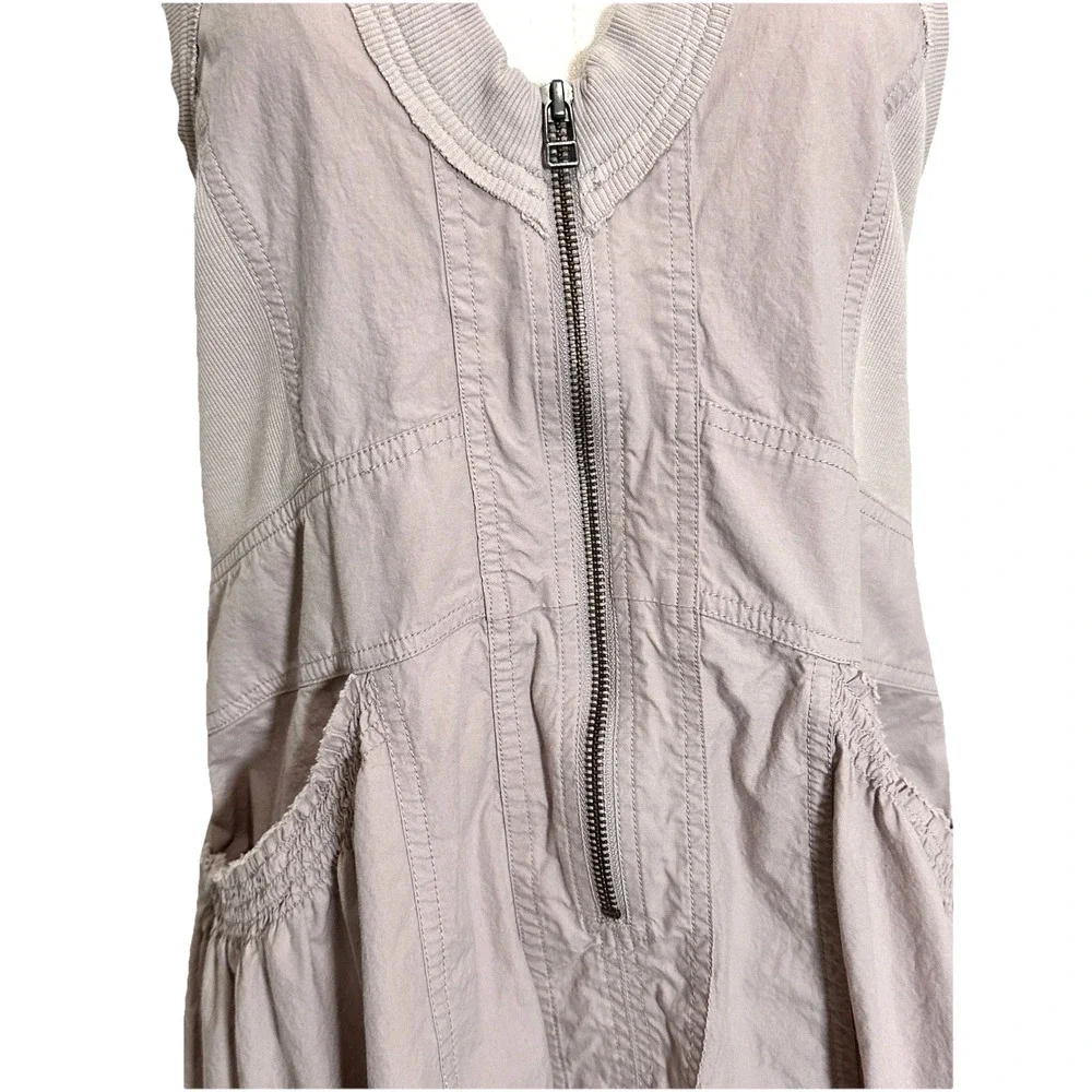 Daily Practice Trek Utility Dusty Purple Cotton Racerback Mesh Mini Dress Small - Picture 10 of 12